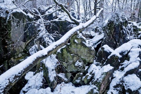 Felsenmeer in winter