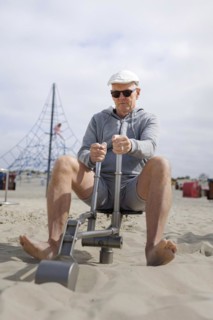Subject: Toys for adults on the beach of Borkum.