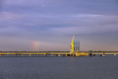 Unloading bridge of the NWO