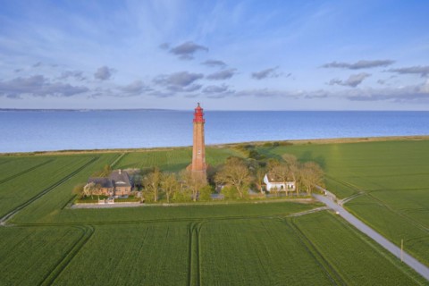 Aerial view over Fluegge