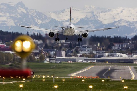 Aircraft on landing