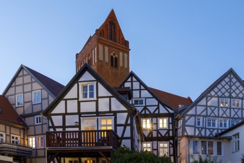 Half-timbered houses