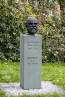 Ferdinand Toennies Monument in Husum Castle Park