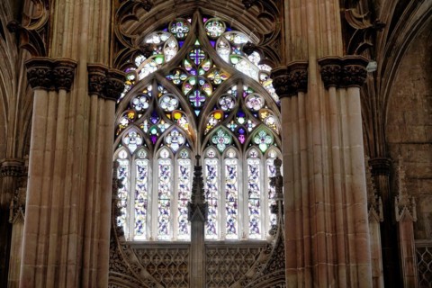 Stained glass window
