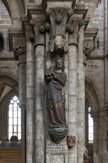Sculpture of Cunegonde of Luxembourg