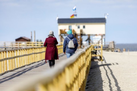 Pier to Sankt Peter-Ording beach
