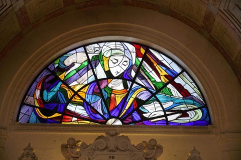Coloured glass windows