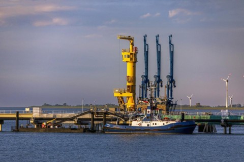 Unloading bridge of the NWO