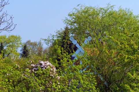 Gable of a farmhouse in Luehe Gruenendeich