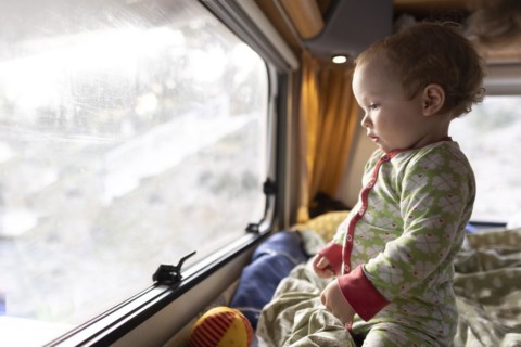 Subject: Toddler in caravan