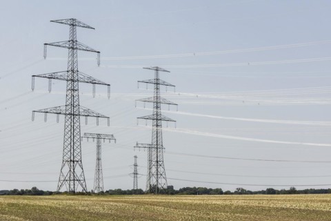 Electricity pylons