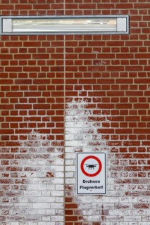 Prison walls of the correctional facility