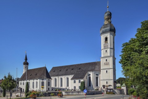 Church of St. Andrew and Cemetery Church of St. Blood in Fischbachau