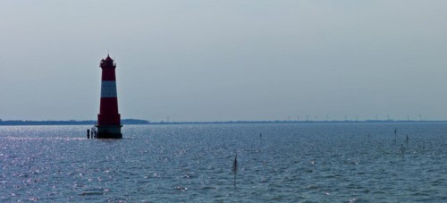Arngast Lighthouse in the Jade Bay