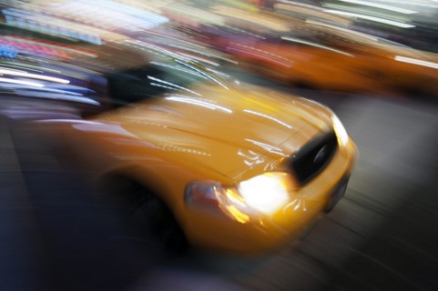 Taxis am Times Square