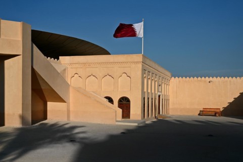 The old palace of Sheikh Abdullah bin Jassim Al Thani on the grounds of the National Museum of Qatar