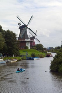 The twin mills of Greetsiel