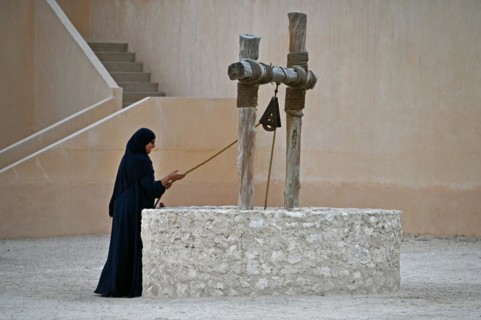 The old palace of Sheikh Abdullah bin Jassim Al Thani on the grounds of the National Museum of Qatar