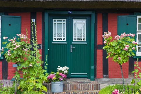 Thatched house in Wustrow Fischland