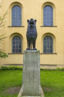 Lion statue