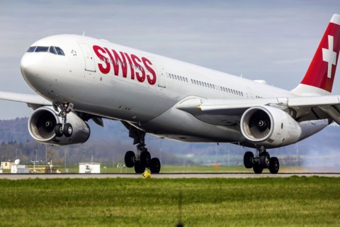 Aircraft on landing