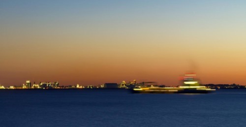 Moving ship on the Dollart
