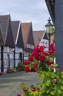 Half-timbered houses in the old town