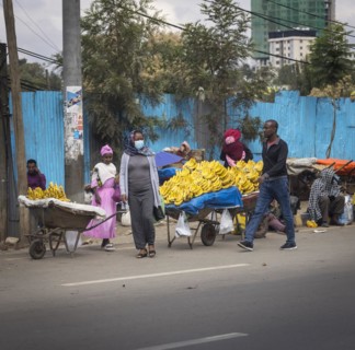 Street scene in Addis Ababa