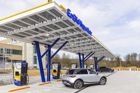 Fast charging park in the EnBW City