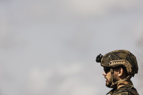 A soldier of the Bundeswehr