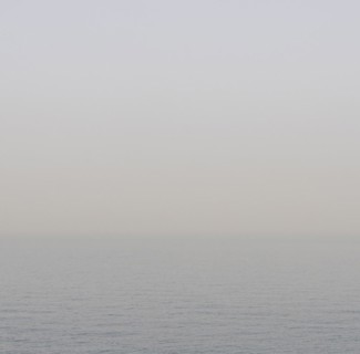 The sea on the coast of Beirut