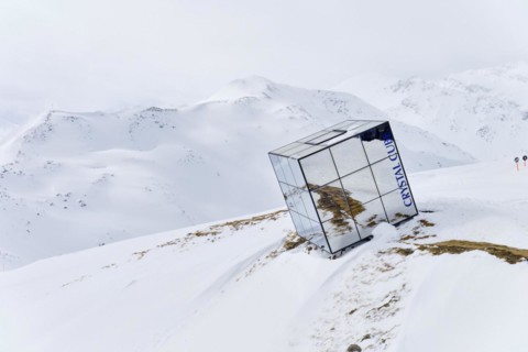 Snow-covered mountains