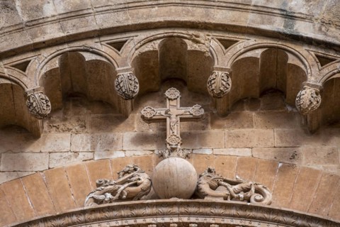 Detail of the main facade
