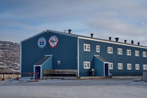 Building of the Arktisk Kommando of the Danish Armed Forces in Kangerlussuaq