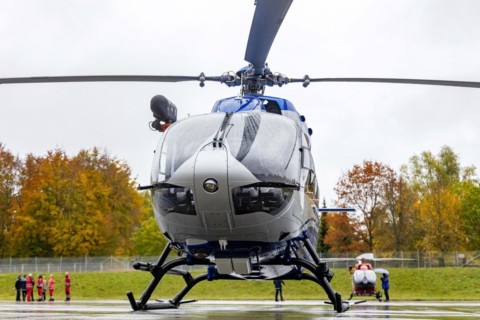 Helicopter of the Baden-Wuerttemberg Police