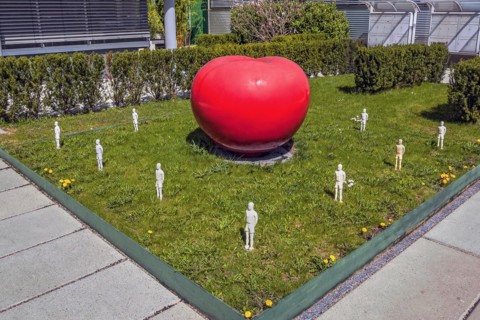 Art work by Barbara Rueppel and Ralf Sander at the Foerdergesellschaft IZB mbH