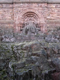 Sandstone sculpture of Frederick I Barbarossa