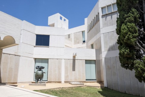 Statue at the Fundacio Joan Miro Museum