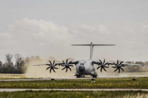 The Bundeswehr Airbus A400M aircraft