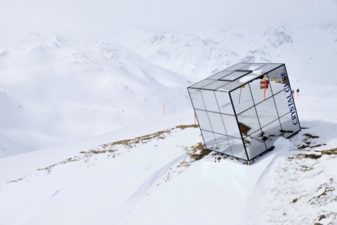 Snow-covered mountains