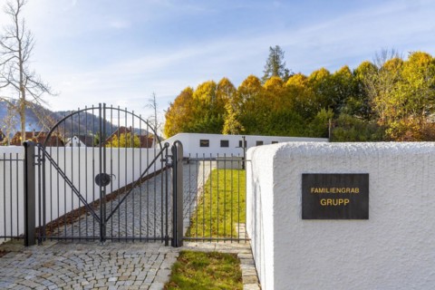 Future family grave of entrepreneur Wolfgang Grupp
