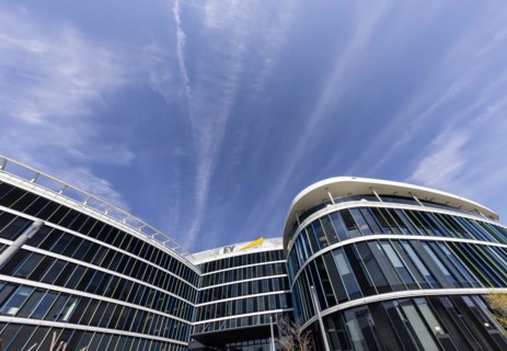 SkyLoop building at the airport