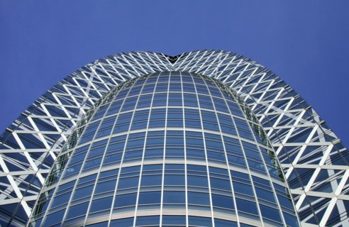 Mode Gakuen Cocoon Tower in Shinjuku Tokyo Japan