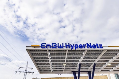 Fast charging park in the EnBW City