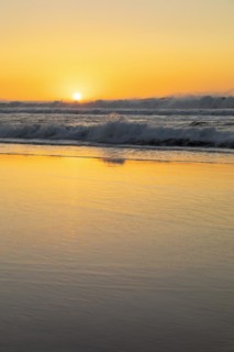 Sunset by the sea