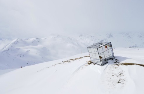 Snow-covered mountains