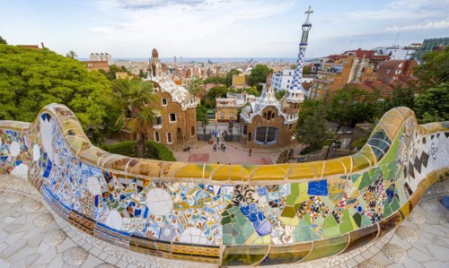 City view of Barcelona