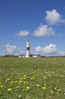 Kampen Lighthouse on the North Frisian island of Sylt