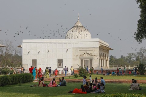 The Khas Mahal inside the Red Fort