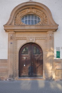 Portal with inscription Ortskrankenkasse